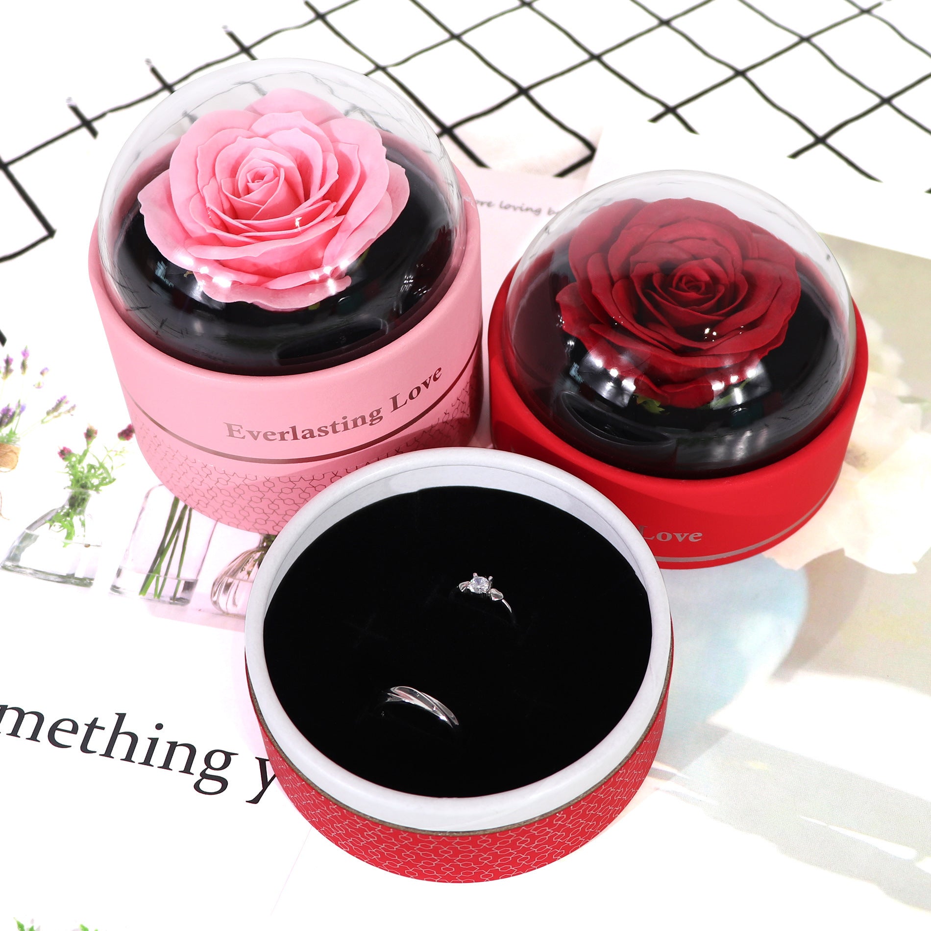 Gift Box Round Jewelry Box Christmas Gift